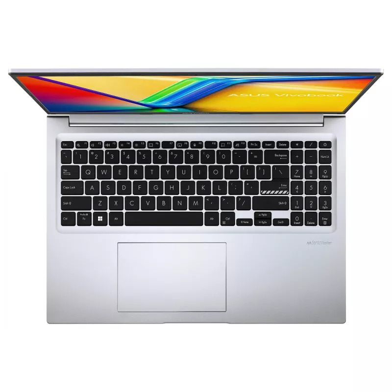Nešiojamas kompiuteris ASUS Vivobook 16 M1605NAQ-MB029W — AMD Ryzen 5 150, 16 colių WUXGA, 16 GB DDR5, 1 TB SSD, Windows 11 Home, sidabrinis