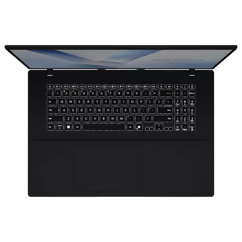 ASUS Vivobook 18 M1807GA-S8068W Nešiojamasis kompiuteris, 18 colių WUXGA, AMD Ryzen AI 7 445, 16 GB RAM, 1 TB SSD, Windows 11 Home, Mėlynas