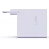 Verico MOJO GaN 140W kelių prievadų USB-C ir USB-A greitasis įkroviklis nešiojamiesiems kompiuteriams, išmaniesiems telefonams ir planšetėms, baltas