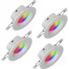 Nanoleaf Essentials išmanusis lubinis šviestuvas, 4 vnt., su „Matter“ ir „Wi-Fi“ palaikymu