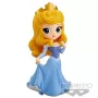 Kolekcinė figūrėlė Bandai Q Posket Disney Princess Aurora Blue — stilizuota vinilo figūrėlė, dekoratyvinė ekspozicija