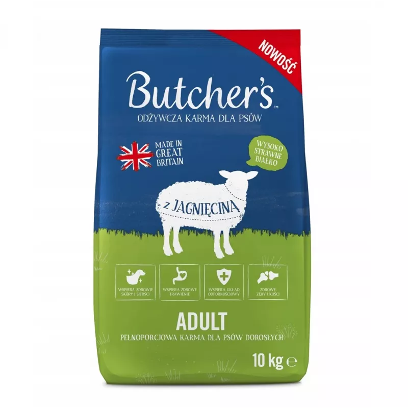 Šunų maistas Butcher's Originali ėrienos formulė 10 kg
