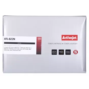 Tonerio kasetė ActiveJet ATL-822N, skirta Lexmark (pakaitalas 58D2H00), juoda, 15 000 puslapių, 1 vnt.