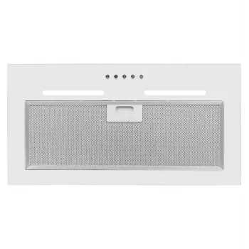 Įleidžiamas virtuvės gartraukis MPM MPM-45-OW-06/W — 450 mm, 645 m³/h, 3 greičiai, aliuminio riebalų filtras, baltas
