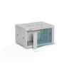 Sieninė 19 colių stovo spinta A-LAN ALANTEC 6U 600x450 mm, plieninė, grūdinto stiklo durys, rakinama, pilka