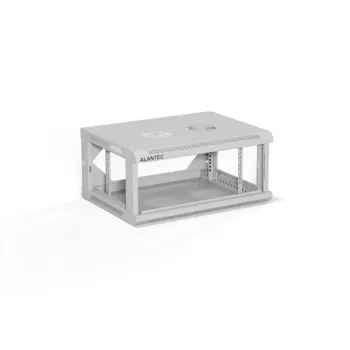 ALANTEC 19 4U 600x450 sieninė spinta, pilka