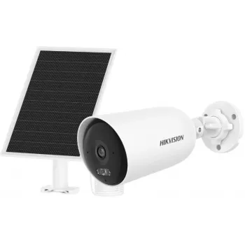 Hikvision DS-2CFS04/4G(2.8mm) 4G LTE saulės energija maitinama cilindrinė kamera su 2,8 mm objektyvu ir saulės kolektoriumi