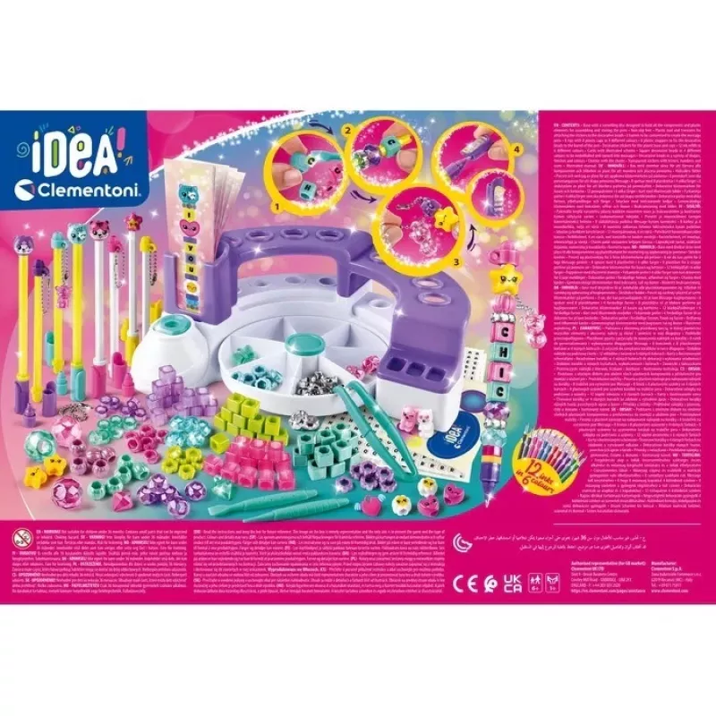 Clementoni Idea Art - tušinukų gamykla su žinute