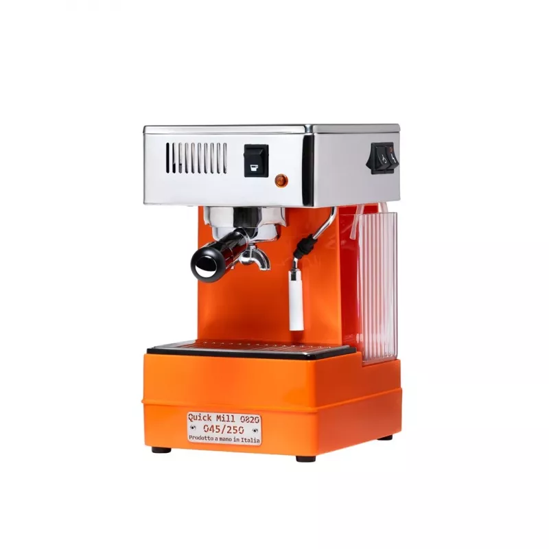 Quick Mill 0820 Stretta ARANCIO Oranžinė Lim. Edt. Seven-carrier espresso kavos aparatas