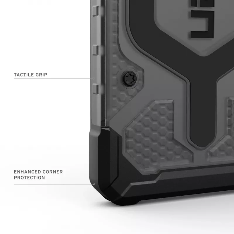 UAG Urban Armor Gear Pathfinder dėklas su magnetiniu moduliu | Samsung Galaxy S26 | pelenų (pilka permatoma)/juoda | 214528113140 (214528113140)