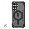UAG Urban Armor Gear Pathfinder dėklas su magnetiniu moduliu | Samsung Galaxy S26 | pelenų (pilka permatoma)/juoda | 214528113140 (214528113140)