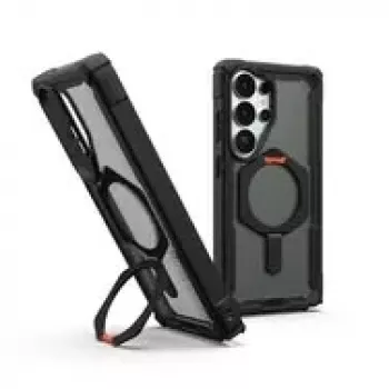 UAG Urban Armor Gear Plasma XTE Kickstand dėklas su magnetiniu moduliu | Samsung Galaxy S26 Ultra | Juoda/oranžinė | 214522114097