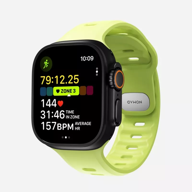 NOMAD Tempo Band - dirželis Apple Watch 49mm su FKM (lumen)