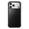 Mobiliojo telefono dėklas Nomad Rugged Leather Case, skirtas iPhone 17 Pro Max, dėklas, oda + TPU + PC, tinka 17,5 cm (6,9 colio) ekranui, juodas