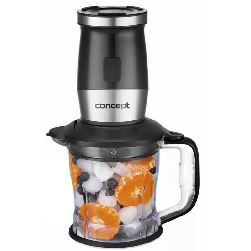Concept SM3390 plaktuvas 1,2 l panardinamasis plaktuvas 700 W juodas, nerūdijantis plienas