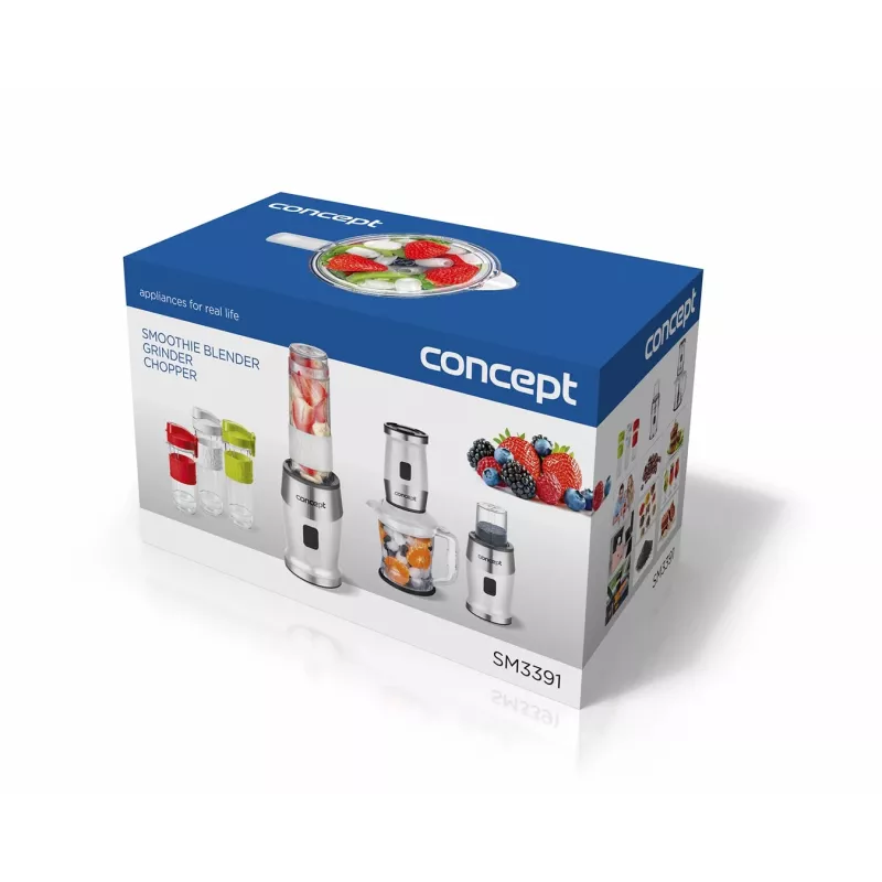 Concept sm3391 1,2 L Stalo trintuvas 700 W Nerūdijantis plienas, Balta