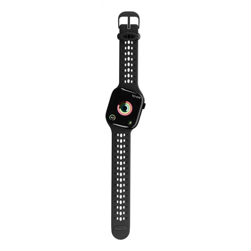 Decoded Silicone Ares O Band - silikoninis dirželis Apple Watch 40/42 mm (juodas)