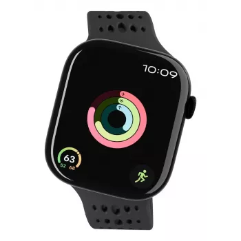 Decoded Silicone Ares O Band - silikoninis dirželis Apple Watch 40/42 mm (juodas)