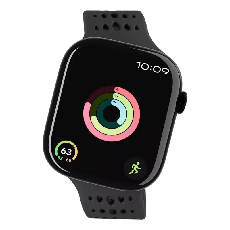Decoded Silicone Ares O Band - silikoninis dirželis Apple Watch 40/42 mm (juodas)
