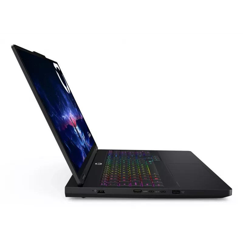 Lenovo Legion Pro 5 16IAX10 Intel Core Ultra 7 255HX Nešiojamasis kompiuteris 40,6 cm (16 colių) WQXGA 32 GB DDR5-SDRAM 1 TB SSD NVIDIA GeForce RTX 5070 Wi-Fi 7 (802.11be) Windows 11 Home Vokiška Juoda