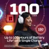 Belaidės žaidimų ausinės HyperX Cloud Flight 2 — Circumaural, juodos