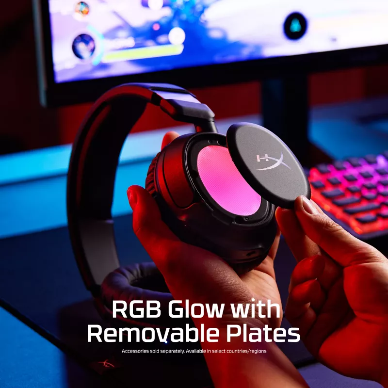 Belaidės žaidimų ausinės HyperX Cloud Flight 2 — Circumaural, juodos