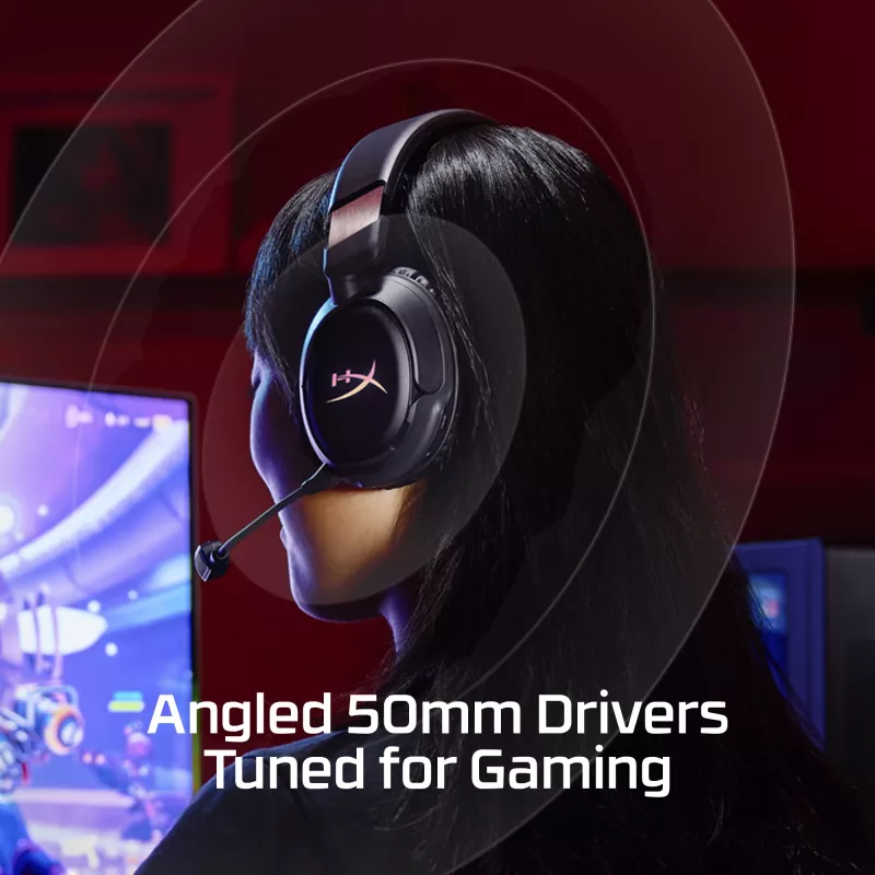 Belaidės žaidimų ausinės HyperX Cloud Flight 2 — Circumaural, juodos