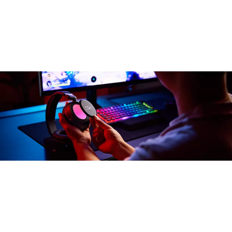 Belaidės žaidimų ausinės HyperX Cloud Flight 2 — Circumaural, juodos