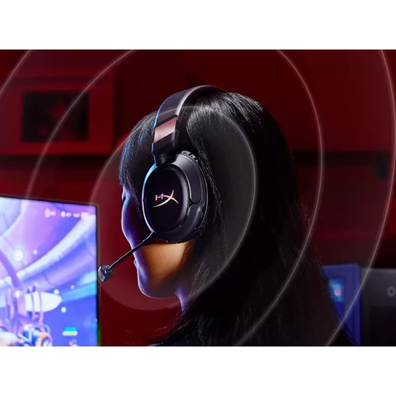Belaidės žaidimų ausinės HyperX Cloud Flight 2 — Circumaural, juodos