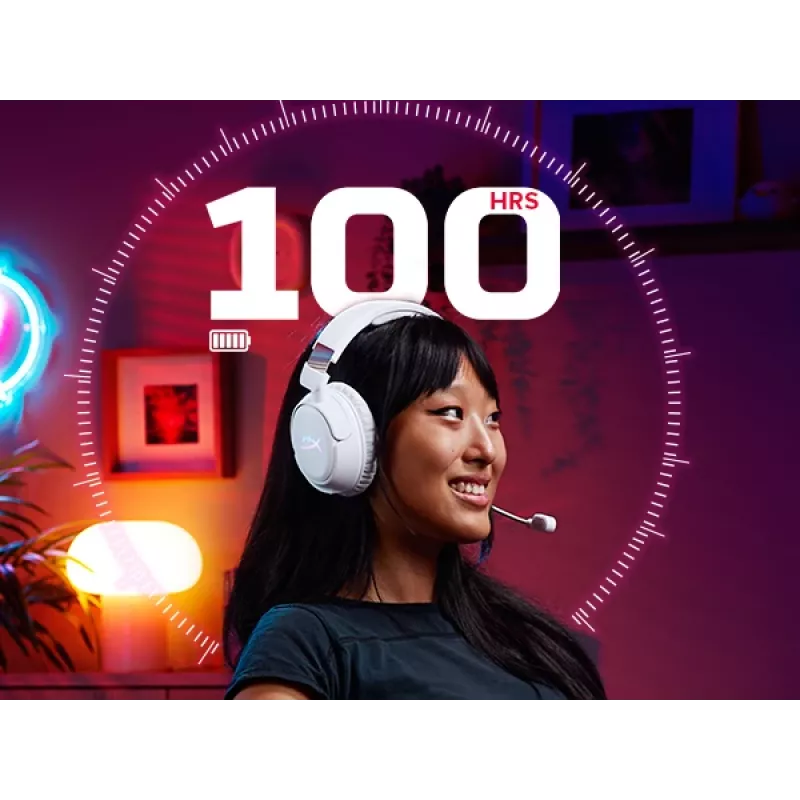 Belaidės žaidimų ausinės HyperX Cloud Flight 2 — Circumaural, juodos