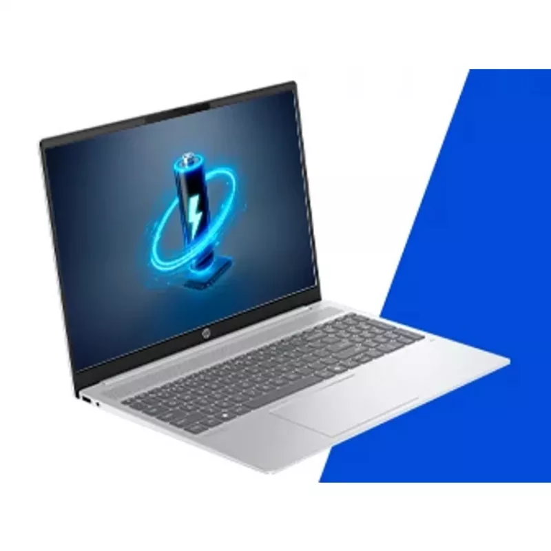 HP OmniBook 5 16-bc1002na AMD Ryzen™ 5 8540U nešiojamasis kompiuteris 40,6 cm (16 colių) jutiklinis ekranas 2K 8 GB LPDDR5-SDRAM 512 GB SSD Wi-Fi 6 (802.11ax) Windows 11 Home sidabrinis