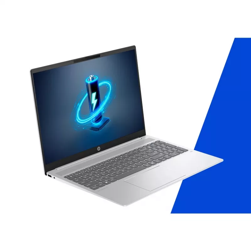 HP OmniBook 5 16-bc1004na AMD Ryzen™ 5 8540U nešiojamasis kompiuteris 40,6 cm (16 colio) 2K 16 GB LPDDR5-SDRAM 512 GB SSD Wi-Fi 6 (802.11ax) Windows 11 Home Sidabrinis