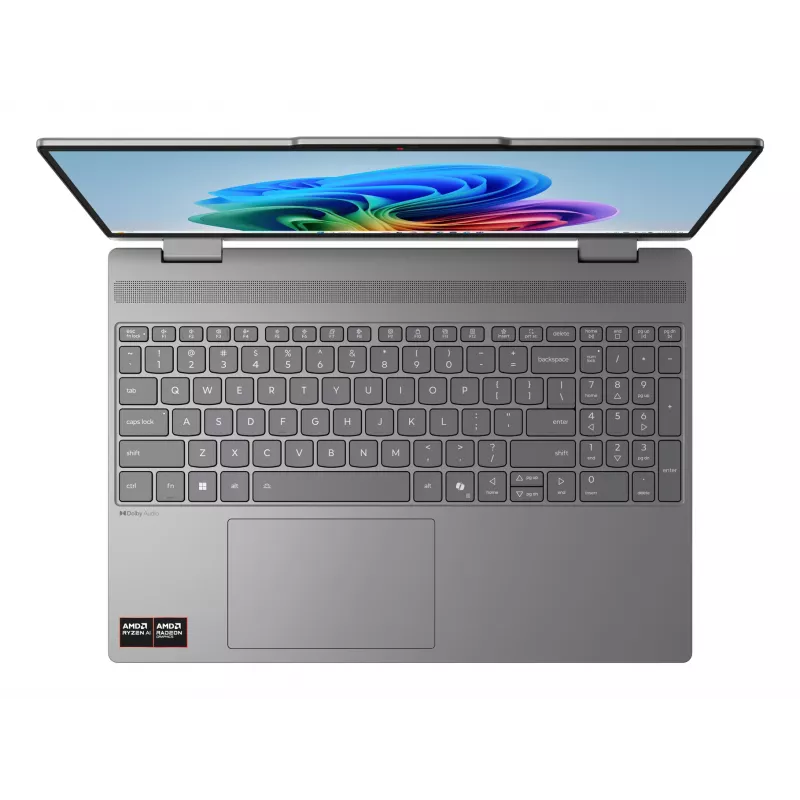 Lenovo IdeaPad 5 2-in-1 15AGP11 Copilot+ PC AMD Ryzen™ AI 5 430 Hybrid (2-in-1) 38.9 cm (15.3 colių) Jutiklinis WUXGA 16 GB DDR5-SDRAM 512 GB SSD Wi-Fi 7 (802.11be) Windows 11 Home Vokiška Pilka