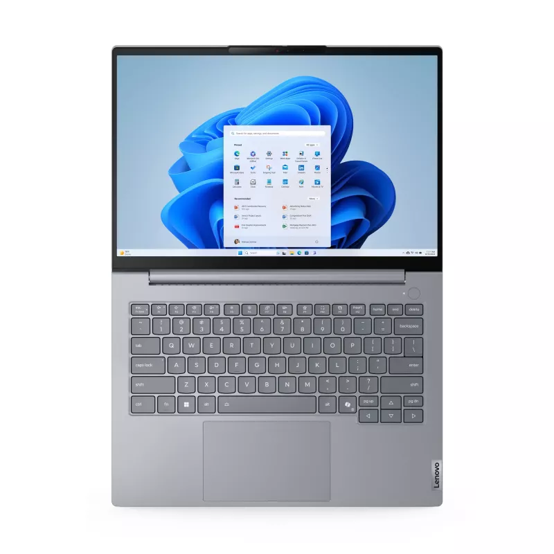 Nešiojamasis kompiuteris Lenovo ThinkBook 14 G8 IAL — Intel Core Ultra 9 185H, 14 colių WUXGA, 16 GB DDR5, 512 GB SSD, Intel Arc, Windows 11 Pro, pilkas