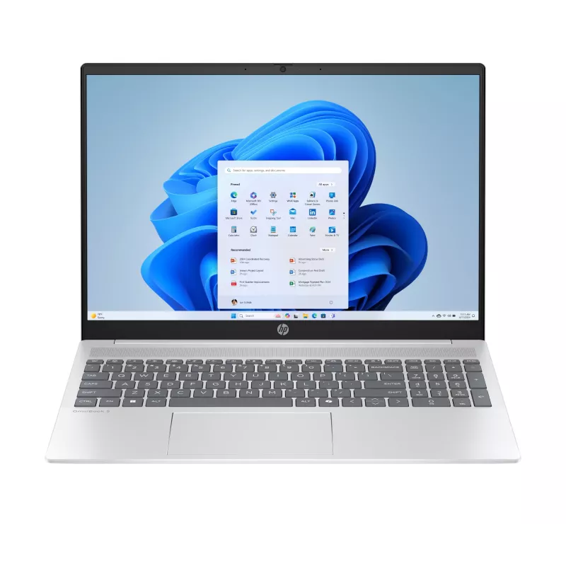 HP OmniBook 5 16-ba1004na Intel® Core™ i5 i5-1334U nešiojamasis kompiuteris 40,6 cm (16 colių) 2K 16 GB LPDDR5x-SDRAM 512 GB SSD „Wi-Fi 6“ (802.11ax) „Windows 11 Home“ sidabrinis