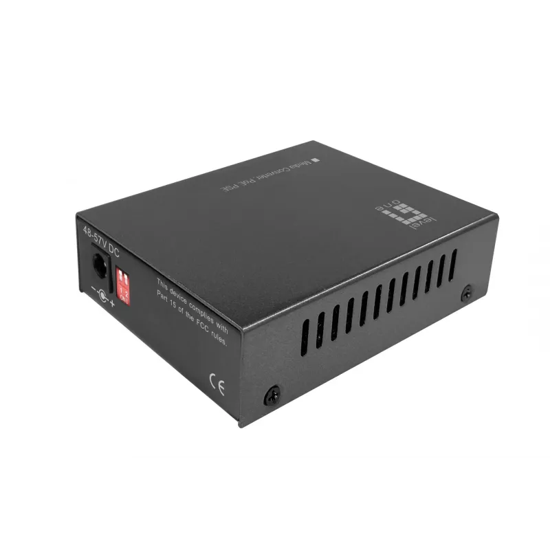 LevelOne RJ45 į SFP Gigabit medijos keitiklis, PoE PSE