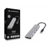 Conceptronic DONN02G nešiojamojo kompiuterio doko / prievadų atkartotojas USB 3.2 Gen 1 (3.1 Gen 1) Type-C aliuminis