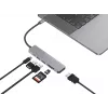 Conceptronic DONN02G nešiojamojo kompiuterio doko / prievadų atkartotojas USB 3.2 Gen 1 (3.1 Gen 1) Type-C aliuminis
