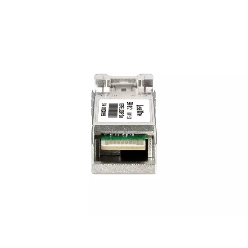 „LevelOne“ 10 Gbps vienmodis SFP+ siųstuvas-imtuvas, 10 km, 1310 nm, šviesolaidinis, 10000 Mbit/s, SFP+, LC, 9/125 µm, 10000 m