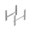 Conceptronic RRK01 stovo montavimo bėgelių rinkinys 1U, Bėgelių rinkinys, Montavimas stovelyje, Pilka, 1U, ZEUS51E1K, ZEUS51E2K, ZEUS51E3K, EBM01R24VB, EBM01R48VB, EBM01R72VB, CE, RoHS