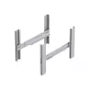 Conceptronic RRK02 stovo montavimo bėgeliai 2U, bėgelių komplektas, montavimas į stovą, pilka, 2U, ZEUS51E6K, EBM01R192VB, CE, RoHS