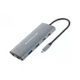 Conceptronic DONN06G 10-in-1 USB 3.2 Gen 1 Doko stotelė, HDMI, 100 W USB PD, USB-C 5 Gbps x 2, USB-A 5 Gbps x 3, SD, TF/MicroSD, GbE