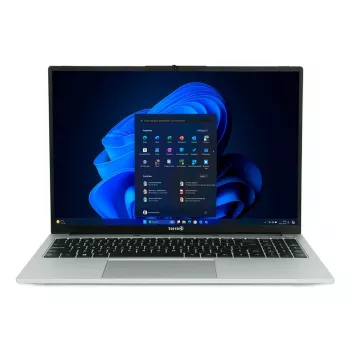 TERRA MOBILE 1610A AMD Ryzen™ 7 7730U Nešiojamasis kompiuteris 40,6 cm (16 col.) WUXGA 16 GB DDR4-SDRAM 512 GB SSD Wi-Fi 6 (802.11ax) Windows 11 Pro vokiška Juoda, Sidabrinė