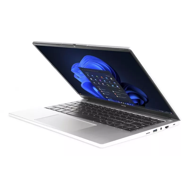 TERRA MOBILE 1410M Intel Core Ultra 5 125U Nešiojamasis kompiuteris 35.6 cm (14 colių) WUXGA 16 GB DDR5-SDRAM 512 GB SSD Wi-Fi 6 (802.11ax) Windows 11 Pro Vokiška Juoda, Sidabrinė