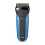 Braun Series 3 310s folijos tipo elektrinis barzdaskutė Juoda, Mėlyna