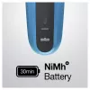 Braun Series 3 310s folijos tipo elektrinis barzdaskutė Juoda, Mėlyna