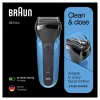 Braun Series 3 310s folijos tipo elektrinis barzdaskutė Juoda, Mėlyna