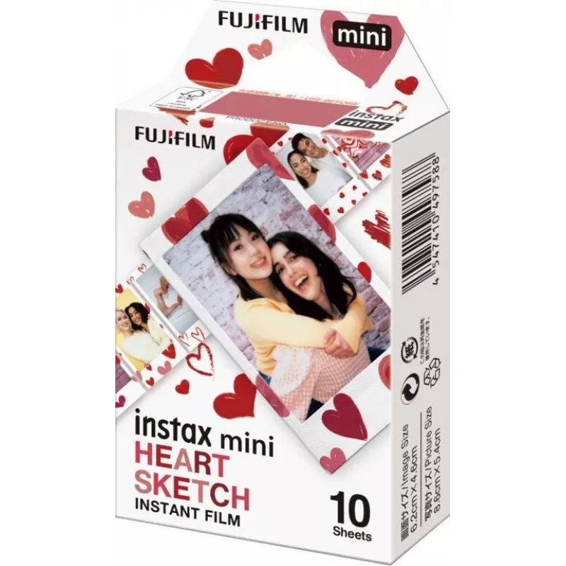 Fujifilm Instax mini momentinė fotojuostelė 10 vnt. 54 x 86 mm