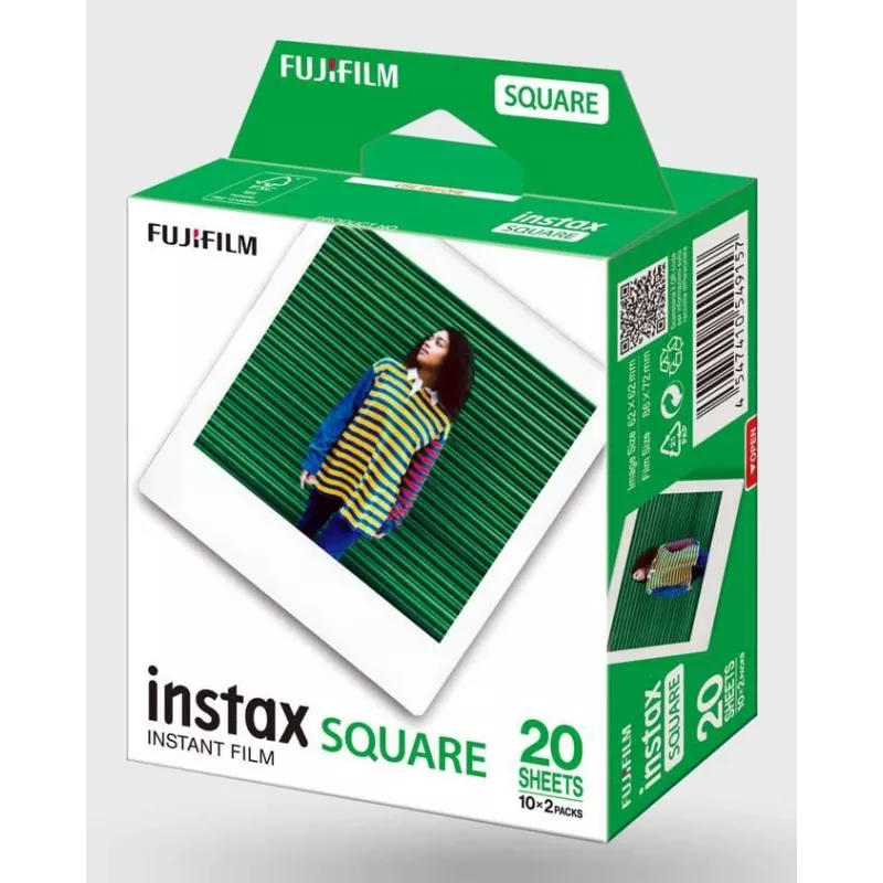 Fujifilm instax SQUARE Film momentinės nuotraukos juosta 20 vnt. 86 x 54 mm