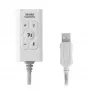 Garso plokštė Mars Gaming MSC2W 7.1 USB balta 3.5 mm